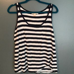 Michael Kors striped tank size XL worn twice 🌷